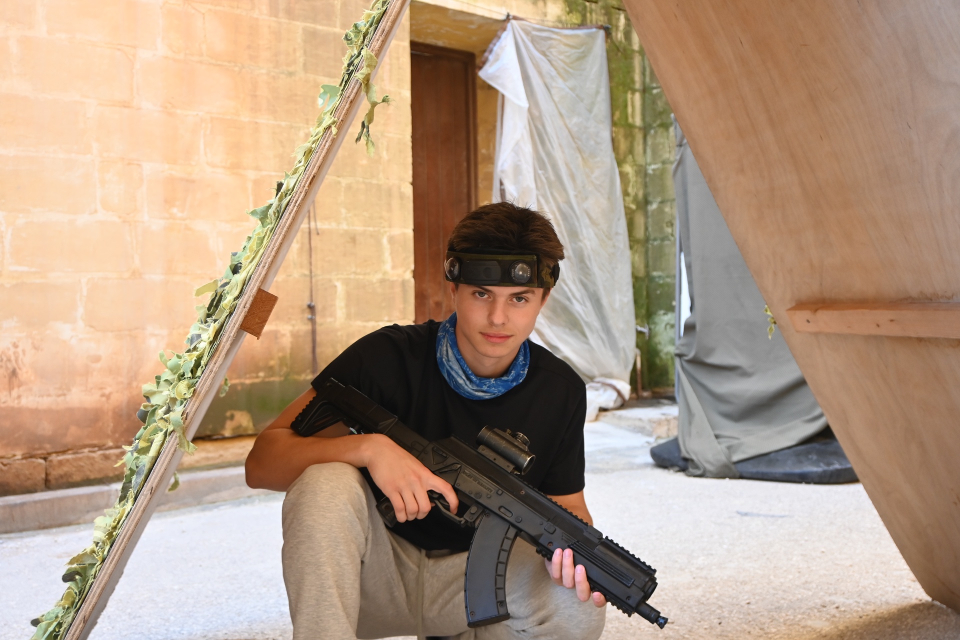 Alexander Frye in tactical gear